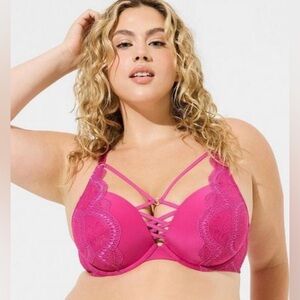 Pink Torrid Pushup Bra